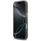 Karl Lagerfeld Grained Karl & Choupette Heads Pins dėklas iPhone 17 Pro, pilkas