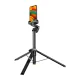 Aochuan M3 Pro vaizdo stabilizatorius su RGB apšvietimu, juodas