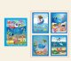 Kids Water Drawing Coloring Book with Marker, Sea Animals