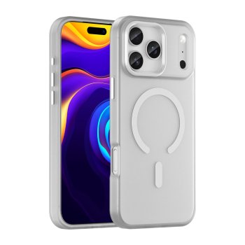 iPhone 17 Pro Case Magnetic Abrasive with MagSafe, Matte White