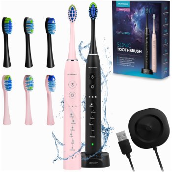 Soninių dantų šepetėlių rinkinys Berdsen Galaxy Duo, 2 vnt.