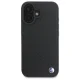 BMW dėklas iPhone 16 Sign Leather Diamond MagSafe, juodas