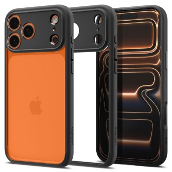 Spigen Ultra Hybrid Case for iPhone 17 Pro Max, Matte Black