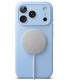 Telefono dėklas Ringke Silicone MagSafe skirtas iPhone 18 Pro, šviesiai mėlynas