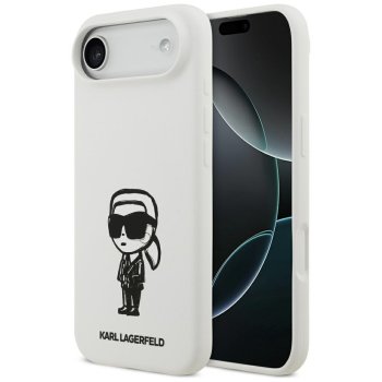 Dėklas Karl Lagerfeld, skirtas iPhone 17 Air (su MagSafe), baltas