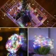 Baterijomis maitinama LED girlianda, 100 LED, 10 m, įvairiaspalvė