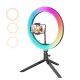Blitzwolf BW-SL5 LED RGBW Vlogging Ring Photo Video Light Lamp 26cm with Tripod Mount