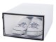 Modular Shoe Organizer Box with Transparent Flap