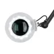 Activeshop S5 LED Magnifying Lamp with Stand, 5 Diopters, Black