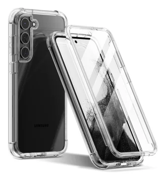 Tech-Protect Kevlar dėklas Samsung Galaxy S23+ telefonui, skaidrus