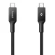 Spigen Essential EB10015CC USB-C į USB-C laidas 100W 150cm, juodas