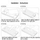 Apsauginis stiklas 5D Xiaomi Redmi 9 telefonui, juodas