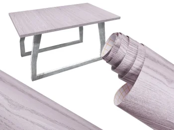 Self-Adhesive Furniture Foil, Silver-Grey Oak, 1.22x50m