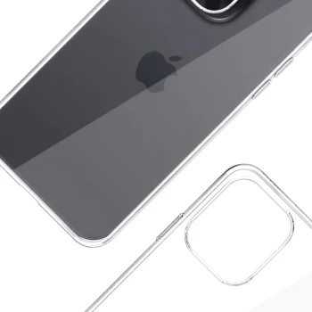 Telefono dėklas 3mk Clear Case Eco, skirtas Apple iPhone 15 Pro Max, skaidrus