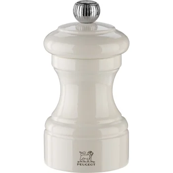 Pipirų malūnėlis Peugeot Bistro 10 cm, lakuota mediena, dramblio kaulo