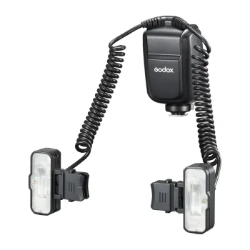 Dviejų galvučių makro blykstė Godox MF-T76C Canon fotoaparatams