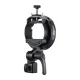 Godox S3 Speedlite jungiamasis laikiklis su Bowens jungtimi, juodas
