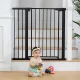 Ecotoys Safety Gate for Stairs and Doors, 74-105 cm, Black