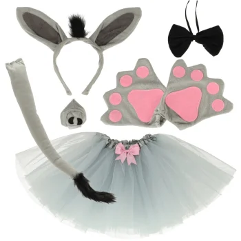 Kids Carnival Costume Donkey, 6 Pieces