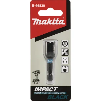 Magnetinė veržliarakčio galvutė Makita B-66830 8 mm, 1/4", 50 mm
