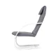 Modernhome supamasis krėslas 140806, pilkas/baltas