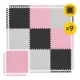 4FIZJO Kids EVA Foam Puzzle Play Mat 180 x 180 cm, Pink