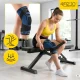 Elastingas kelio įtvaras 4FIZJO, S dydis, juodas