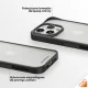 PanzerGlass iPhone 15 Pro dėklas ClearCase, skaidrus / juodas