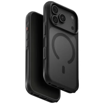 Dėklas Uniq Veren MagClick telefonui Apple iPhone 18 Pro / 17 Pro, juodas