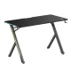 Žaidimų stalas NanoRS RS102 su RGB, 120x60 cm, Juodas