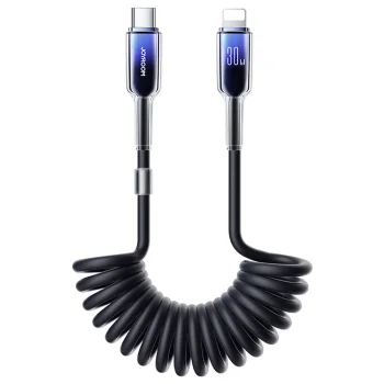 USB-C į Lightning laidas Joyroom S-A43, 30W, 1.5m, juodas