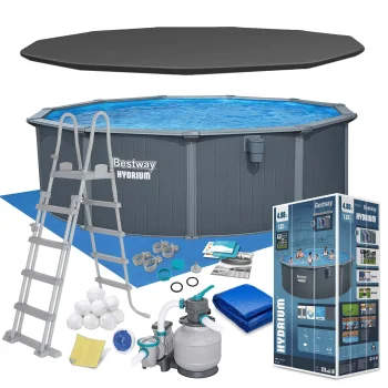 Skydinis sodo baseinas Bestway 561CU 488 x 132 cm 13in1
