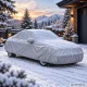Vandeniui atsparus automobilio uždangalas L, 480x175x120 cm, pilkas