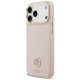 Guess Grained Strass Logo MagSafe dėklas iPhone 17 Pro Max, rožinis
