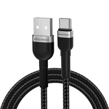 Wozinsky WNBAC1 USB-A to USB-C Cable 2.4A 1 m Black