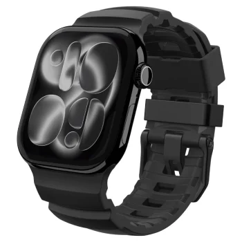 Spigen WBS2 dirželis Apple Watch 44 / 45 / 46 / 49 mm laikrodžiui, juodas
