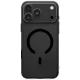 Uniq Airsuit Magclick Charging dėklas telefonui iPhone 18 Pro Max / 17 Pro Max, juodas