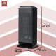 Kaminer Lumni 2.0 Electric Ceramic Heater 2000W, Black