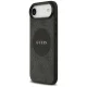 Guess 4G Circle Classic Logo MagSafe dėklas telefonui iPhone Air, juodas