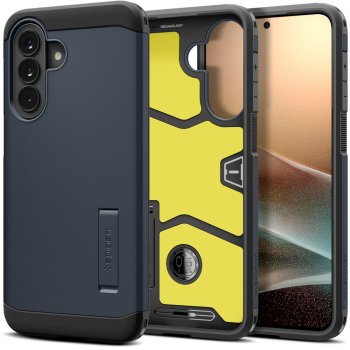 Spigen Tough Armor MagSafe dėklas Samsung Galaxy A57 5G, tamsiai mėlynas