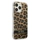 Dėklas Guess Leopard, skirtas Apple iPhone 13 Pro / 13, rudas