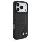 BMW M Carbon Line & Logo MagSafe dėklas skirtas iPhone 17 Pro, raudonas