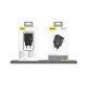 Dudao A27 Max 35W GaN įkroviklis, USB-C / USB-A, juodas