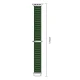 Tech-Protect Nylon Pro strap for Apple Watch 44/45/46/49 mm, dark green
