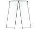 Magnetinis tinklelis nuo uodų durims 100x210 cm, juodas