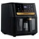 Karšto oro gruzdintuvė Berdsen BD-655 6.5 L 1700 W su kepimo popieriumi, juoda