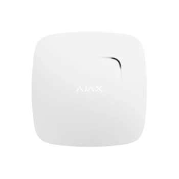 Belaidis dūmų ir karščio jutiklis Ajax FireProtect, baltas