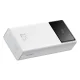 Baseus EnerFill FP41 30000mAh 22.5W Powerbank with Baseus Simple USB-A - USB-C 3A 30cm Cable - White