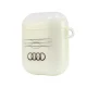 Audi IML Geometric Pattern dėklas AirPods 1 / 2 ausinėms, White
