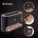 Ruhhy Aroma Diffuser Humidifier with Flame Effect 250ml 26417, Black